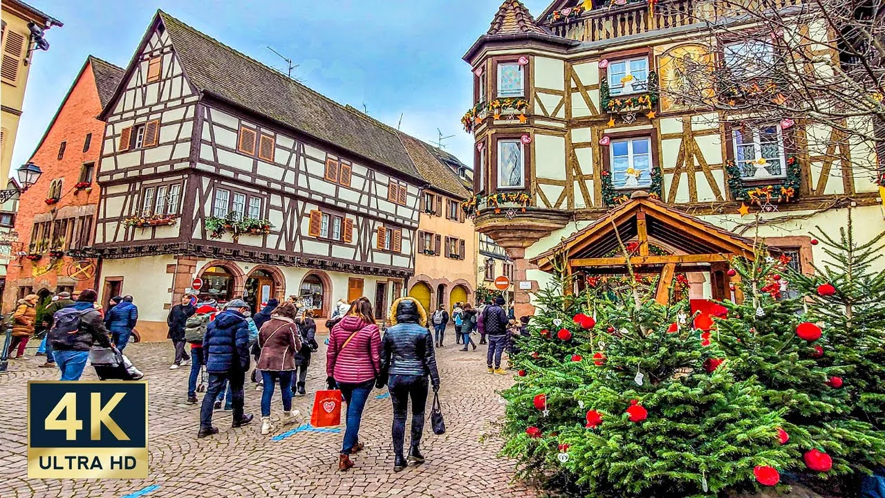 Le marché de Noël intime de Kaysersberg dans les ruelles médiévales